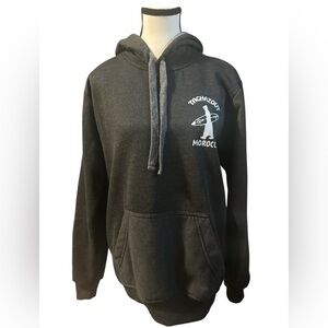 Black Graphic Hoodie Taghazout Morocco